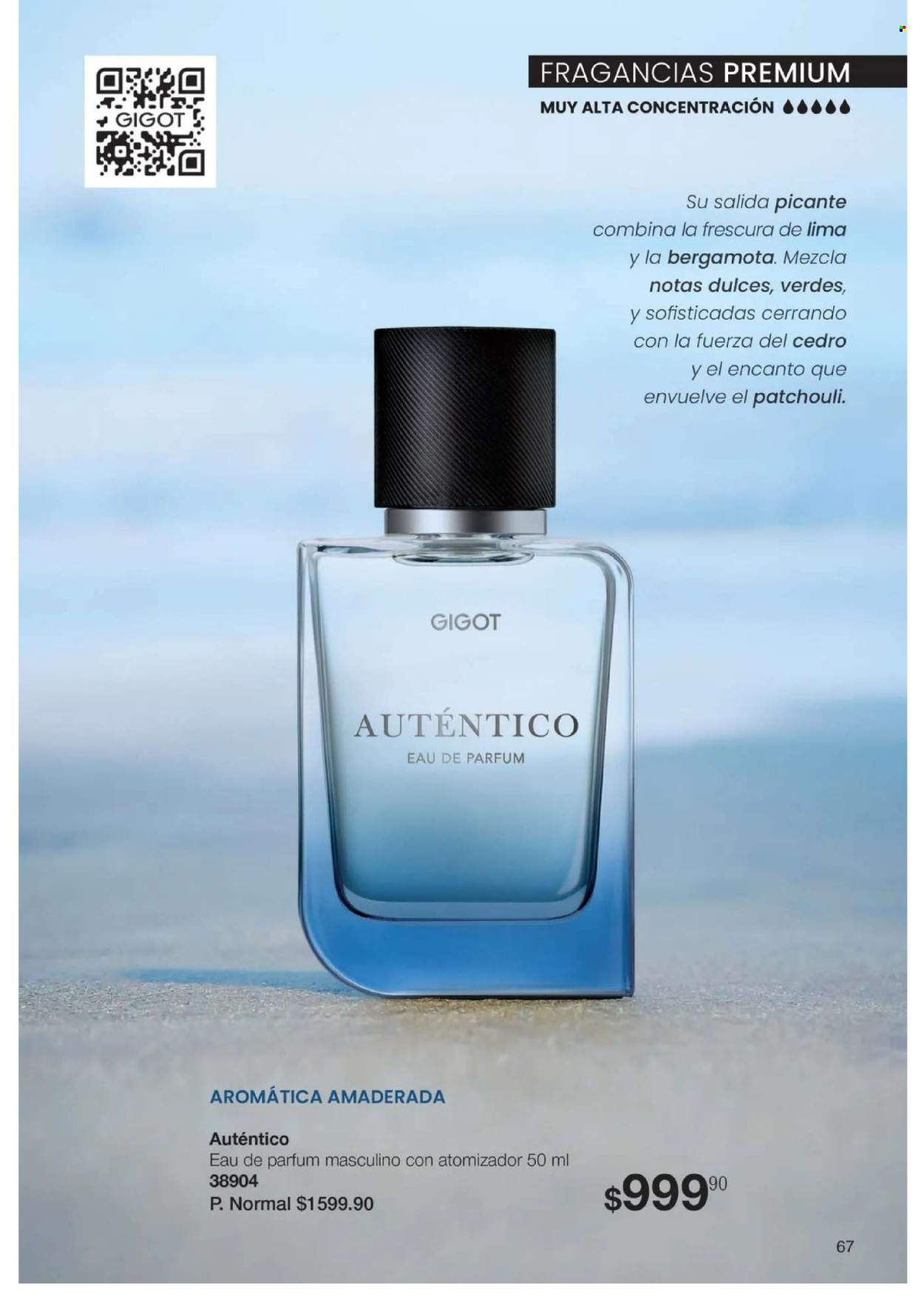 thumbnail - Folleto actual Gigot - Ventas - perfume, atomizador. Página 67.